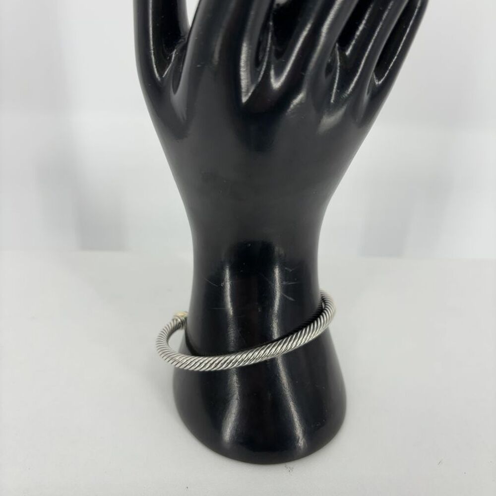 David Yurman Silver & Yellow Gold Bracelet
